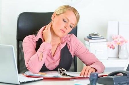 The reason for the development of cervical joint disease